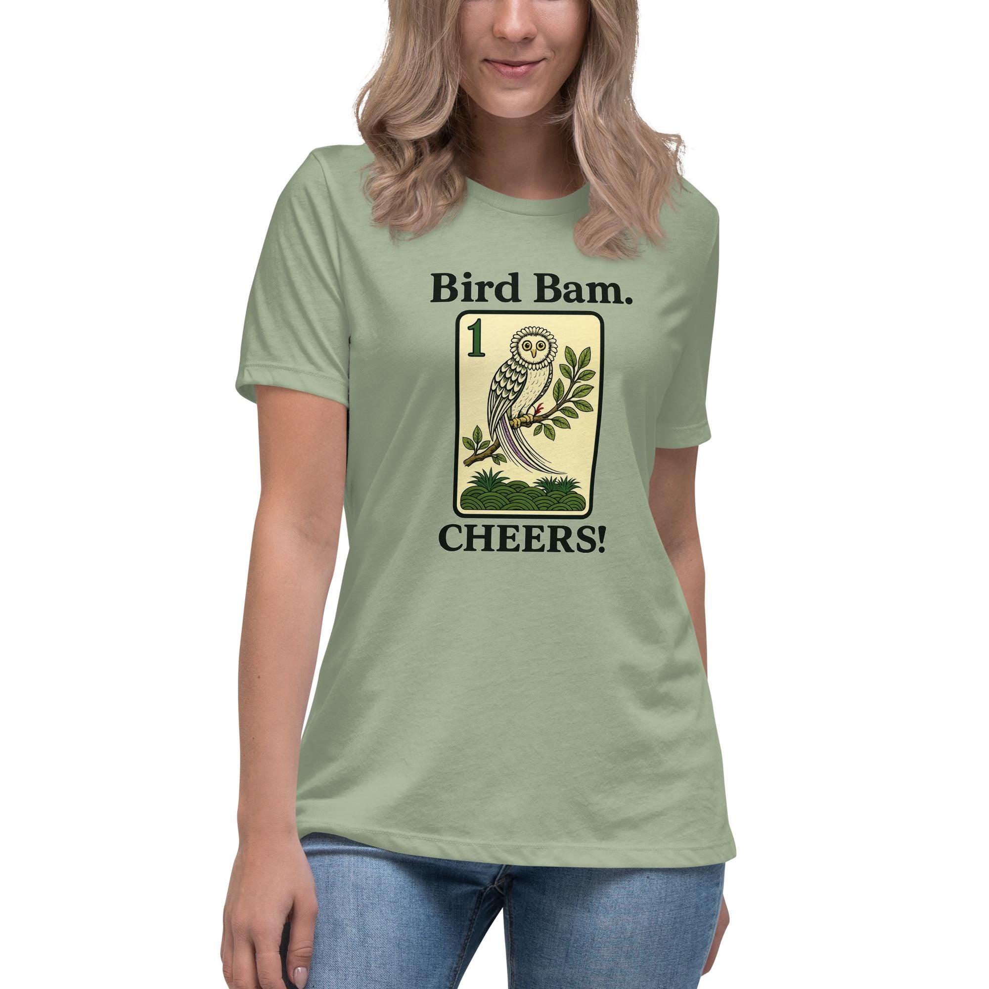 Owl Bird Bam Cheers (Women’s t-shirt)