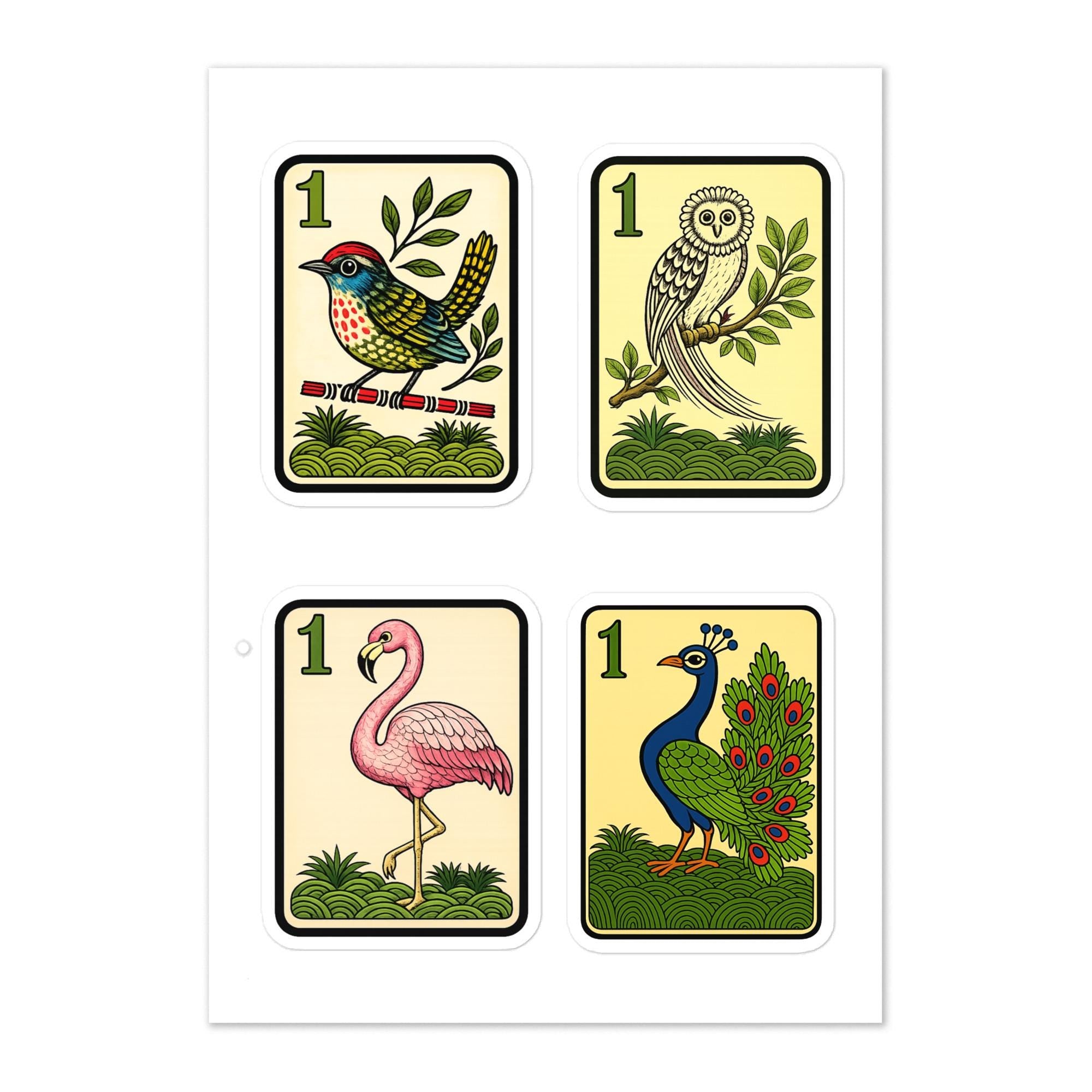 Bird Bam Sticker Sheet