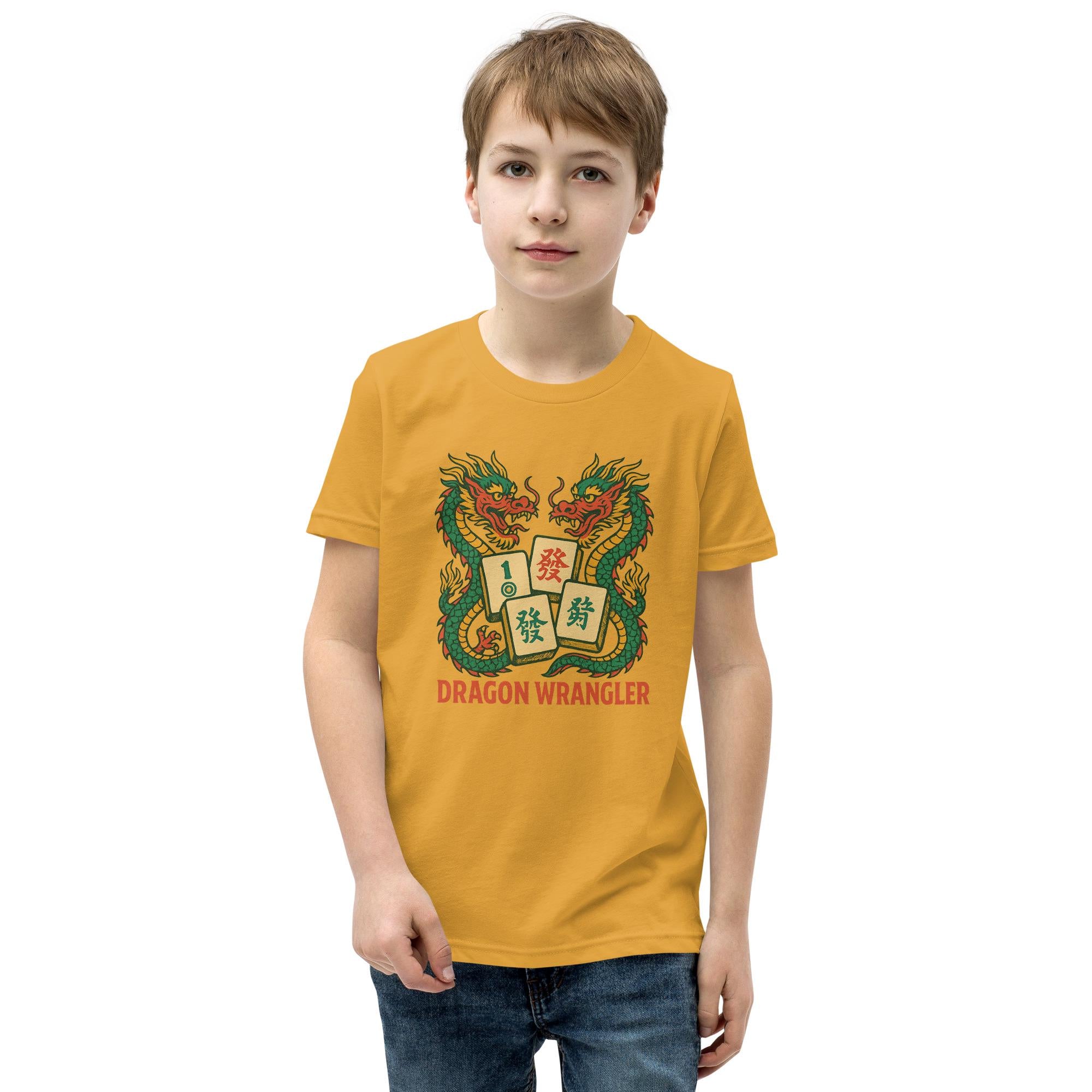 Boy’s Youth Mahjong Dragon Wrangler shirt