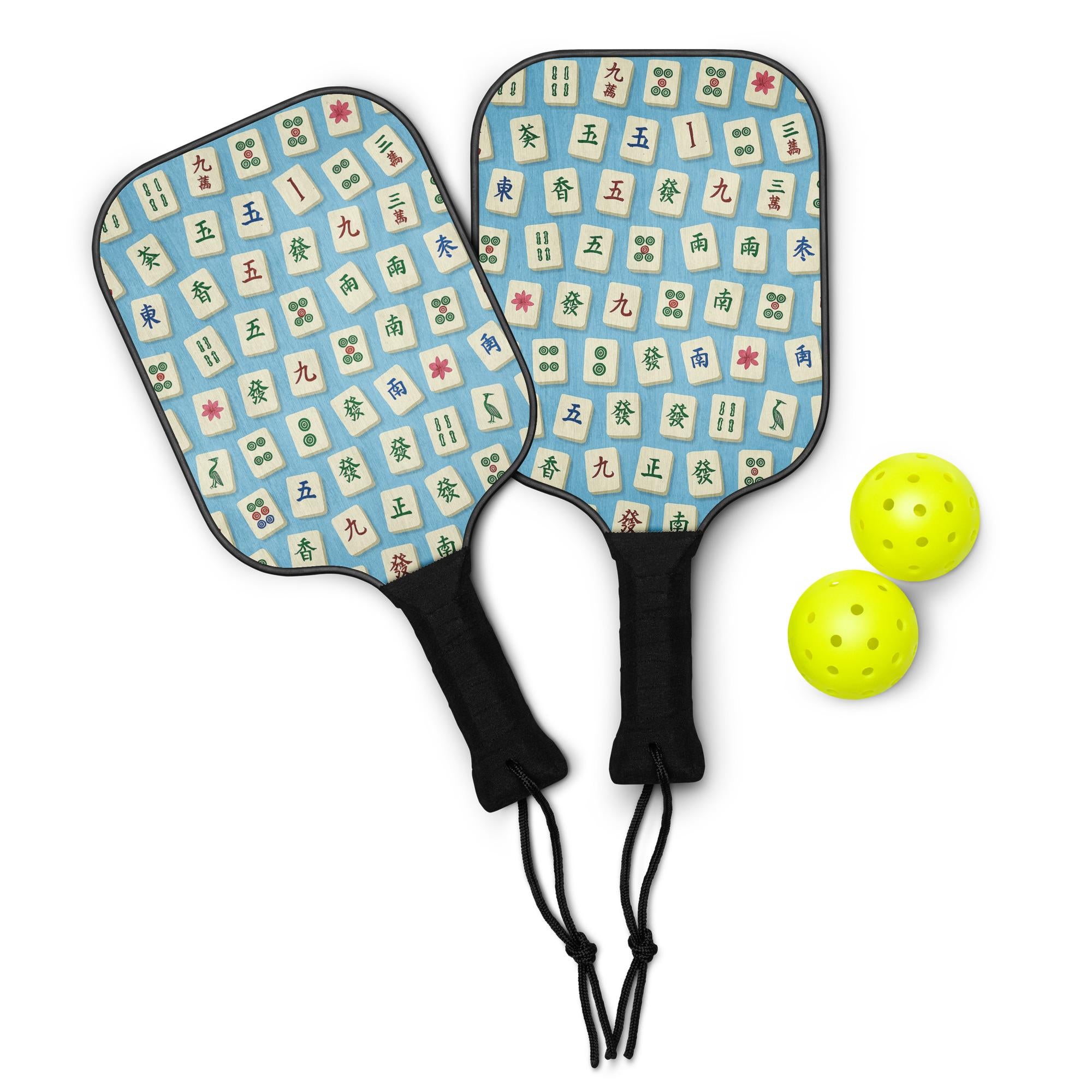 Mahjong themed Pickleball Paddles