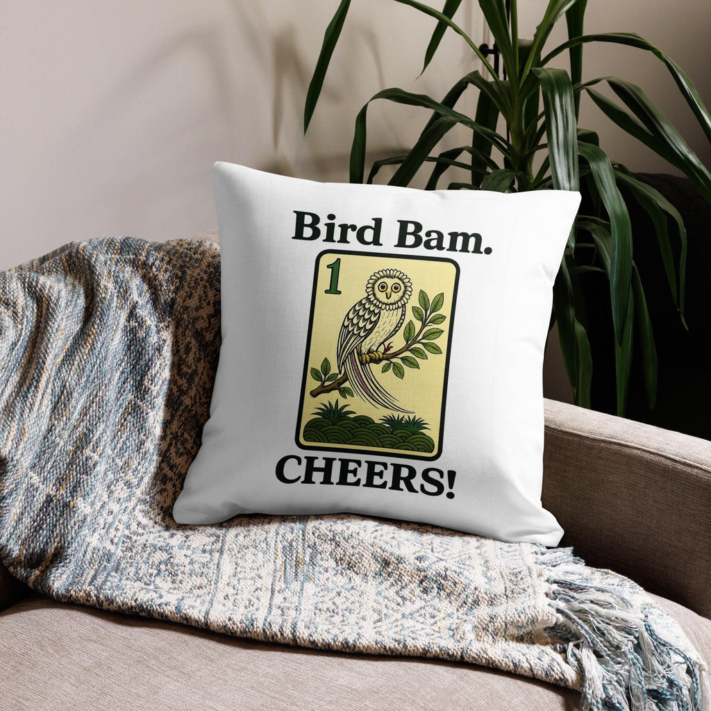 Owl Bird Bam Mahjong Decorative Pillow
