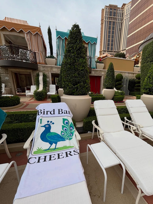 Bird Bam Cheers Beach Towel