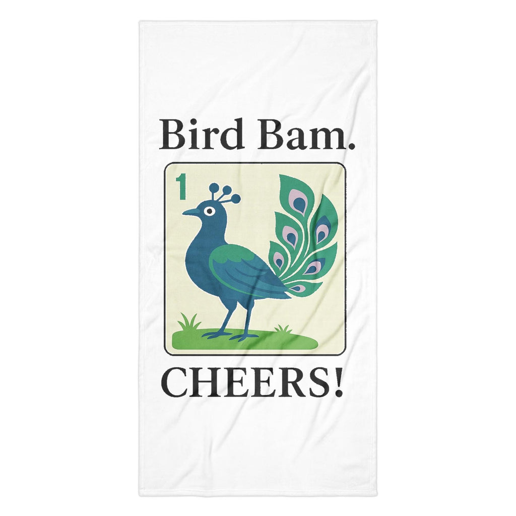 Bird Bam Cheers Beach Towel