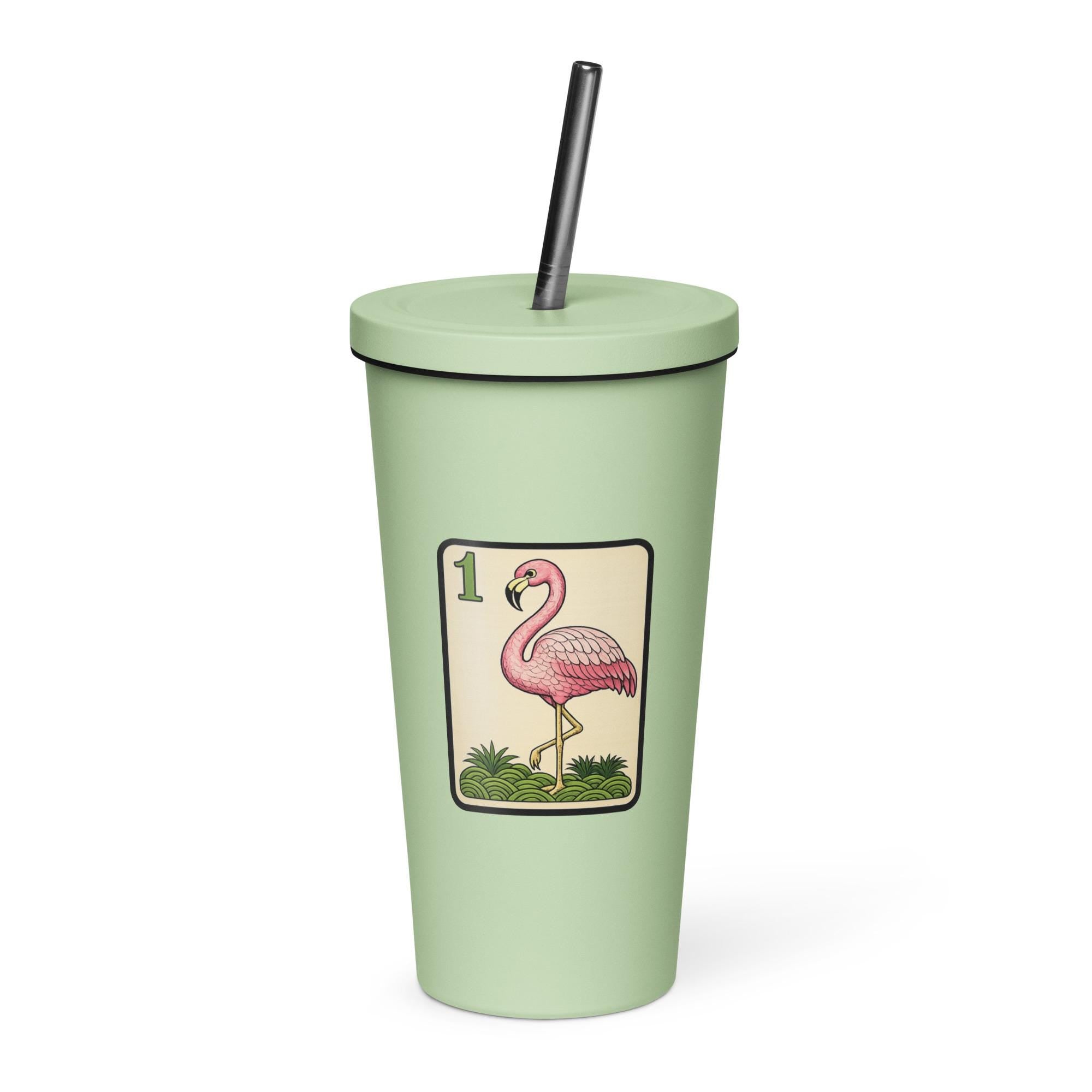 Flamingo Bird Bam (Insulated Tumbler, Hand wash only)